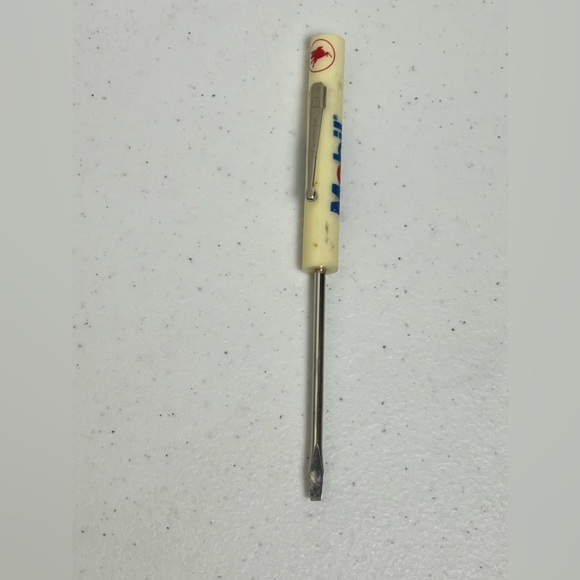 VTG Mobil Hasco Oil Co Advertising Long Beach CA Flathead Screwdriver - Picture 10 of 10